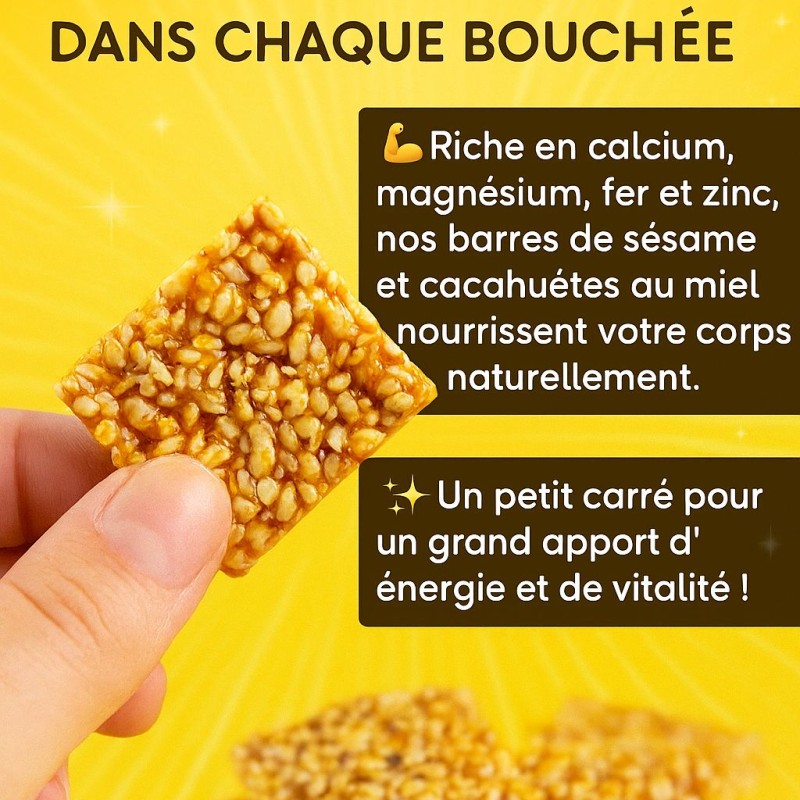Cacahuètes de sésame grillé