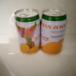 Jus d'ananas en canette