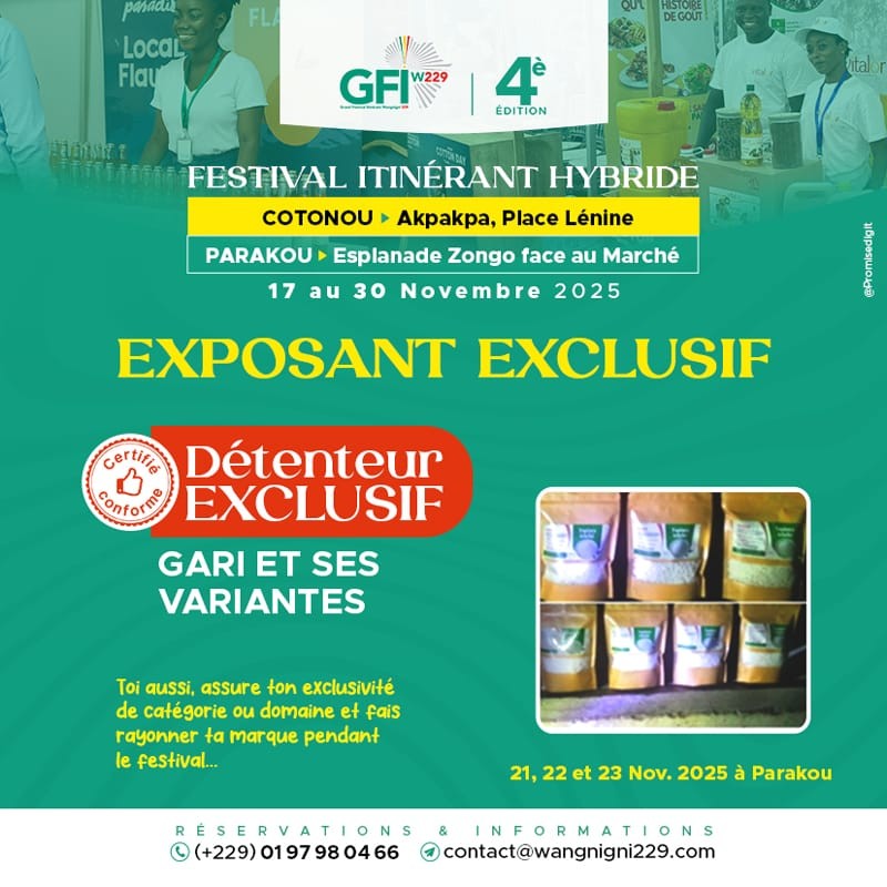 Tapioca et gari améliorés