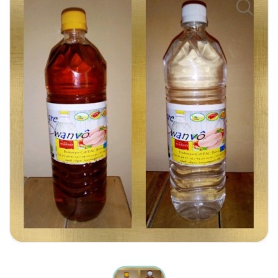 Vinaigre en bouteille plastique