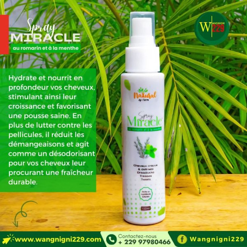 Spray MIRACLE au romarin et à la menthe