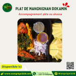 Plat de mangnignan dokamin accompagnement pâte ou akassa