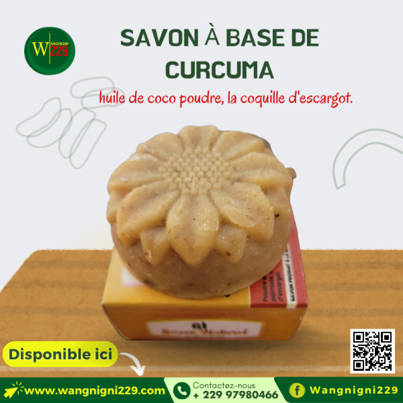 Savon Curcuma, Coco et Coquille d'Escargot